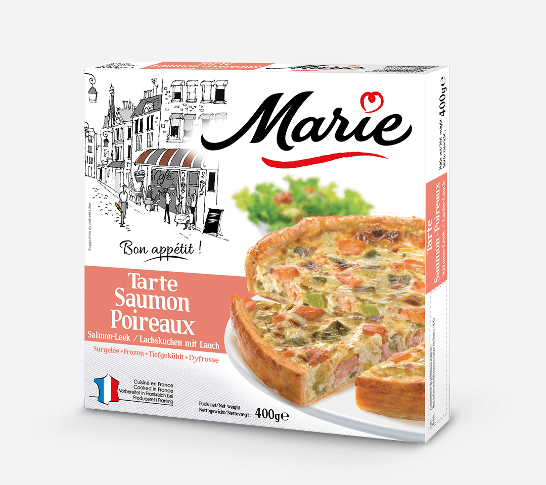 packaging marie - plat marie - réalisation becom