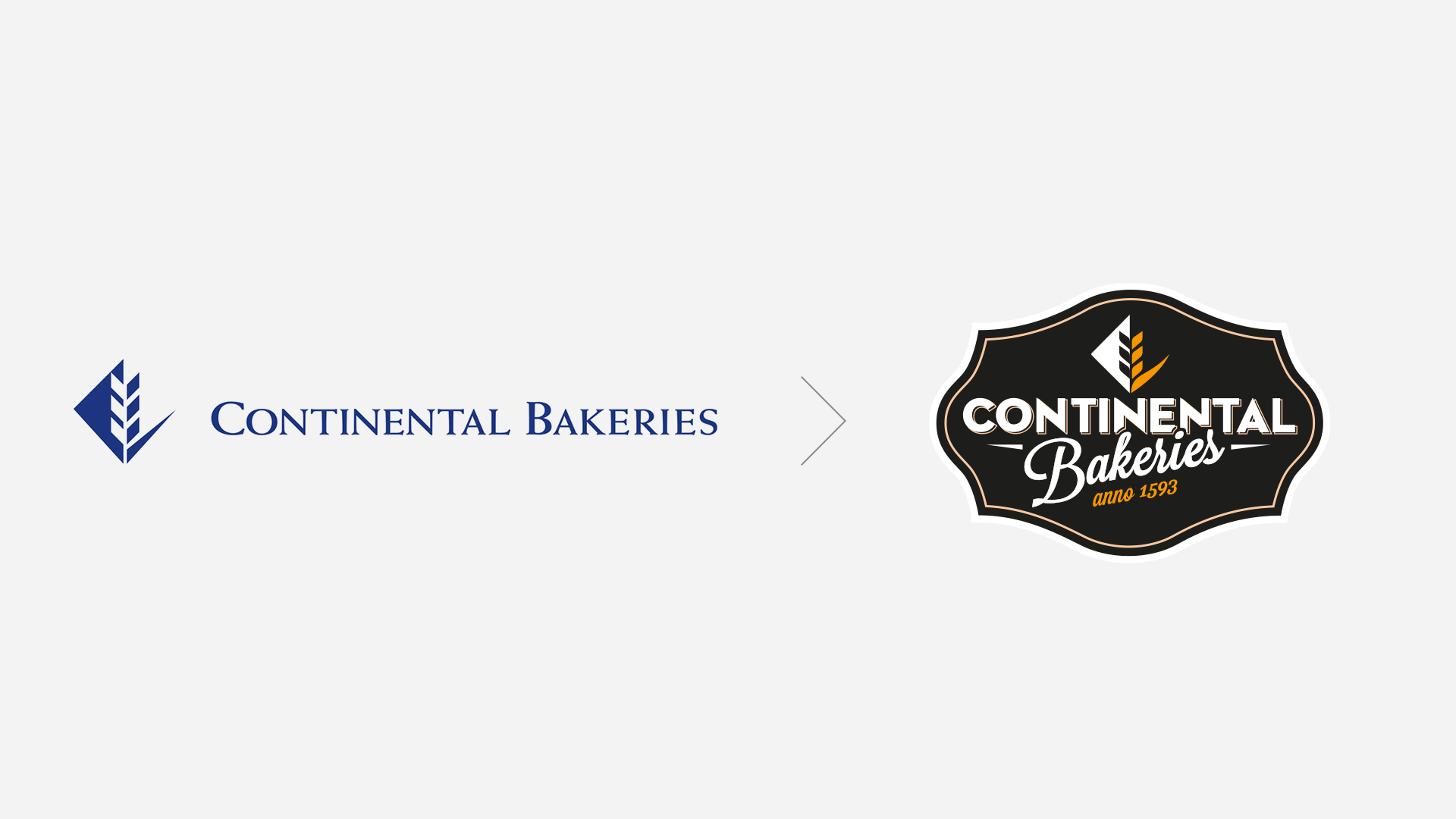 logo avant après Continental Bakeries