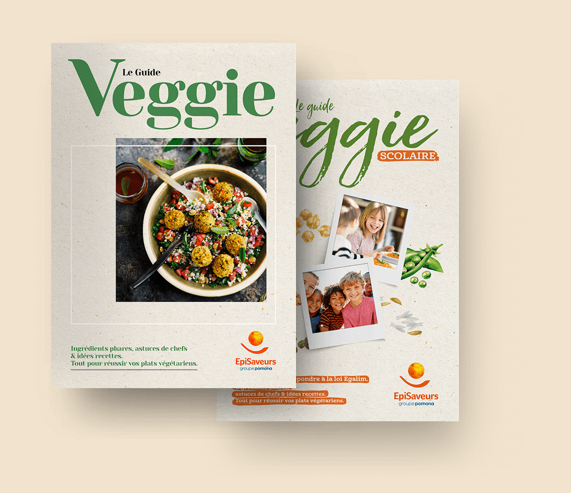 couverture veggie - episaveur - réalisation agence becom